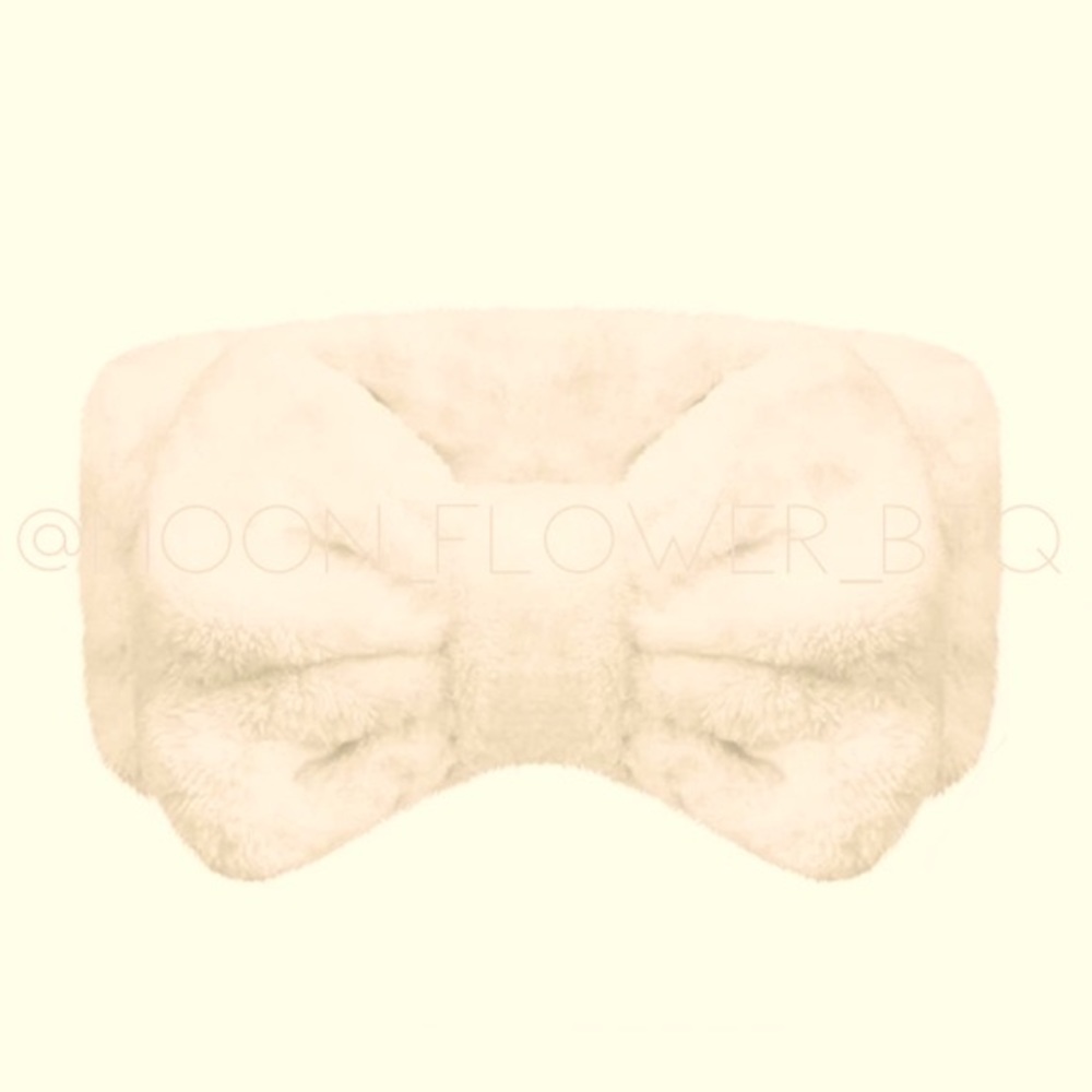 Plush Microfiber Facial Spa Headband Off White - Picture 2 of 5